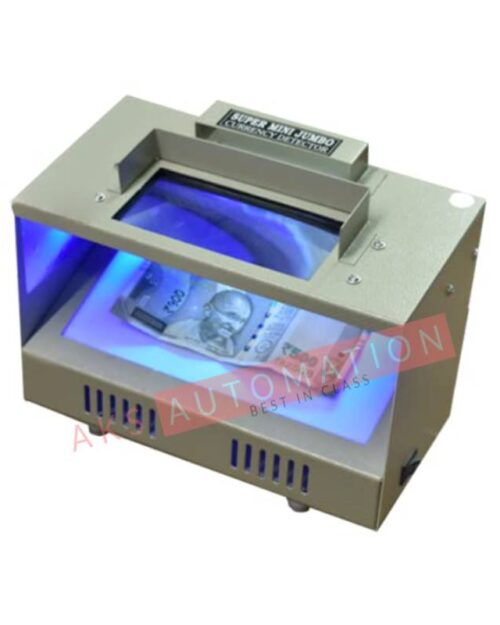 AKS Super Mini Jumbo Fake Note Detector UV Light or Bank Cheque Validator (Metal Body)