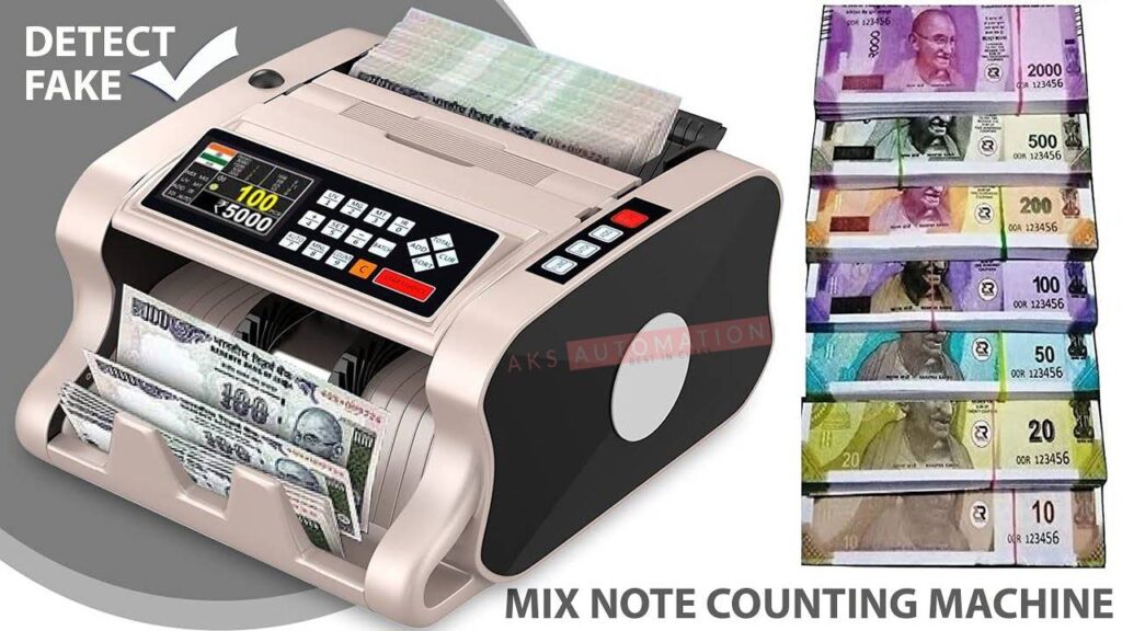 mix note counting machine with fake note detector