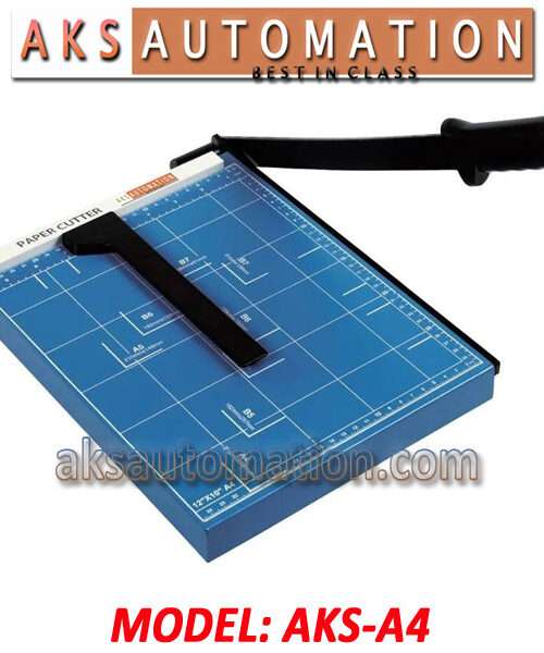 AKS A4 – Best Paper Cutter A4 or A4 Paper Trimmer with Cutting Capacity – 10-12 sheets/70gsm | Get The Best A4 Paper Cutting Machine in India (Blue Color)