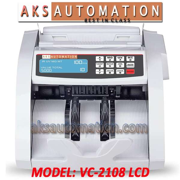 VC 2108 LCD BEST NOTE COUNTING MACHINE WITH FAKE NOTE DETECTOR