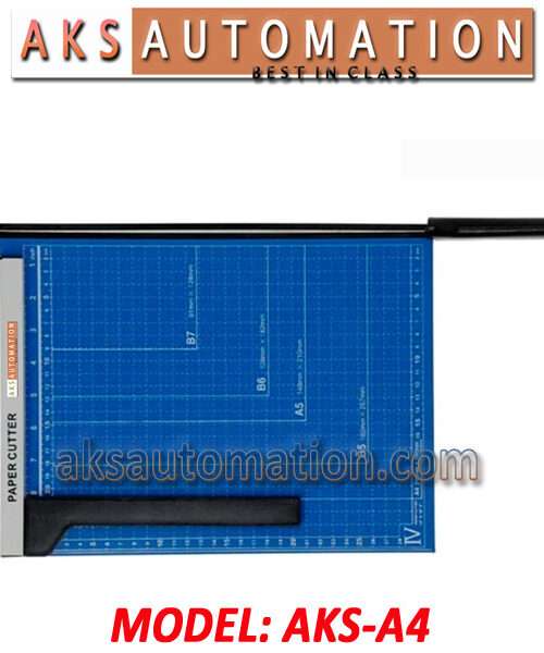 AKS A4 – Best Paper Cutter A4 or A4 Paper Trimmer with Cutting Capacity – 10-12 sheets/70gsm | Get The Best A4 Paper Cutting Machine in India (Blue Color)