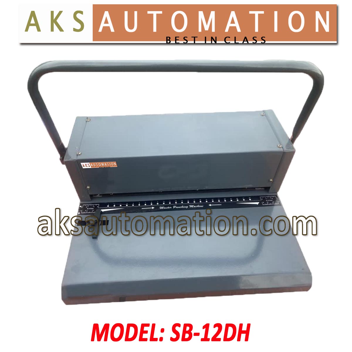 Best Spiral Binding Machine with Double Handle for Parallel Punch| SB-12DH Spiral Binding Machine A4 Size