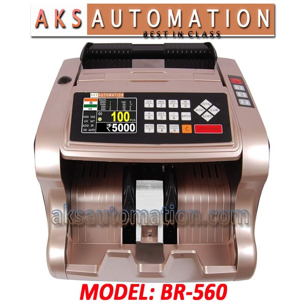 BR 560 Best Mix Note Value Counting Machine with Fake Note Detector Price in India